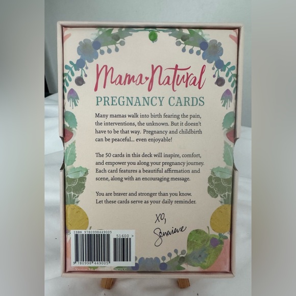 Mama Natural Pregnancy Cards 50 Cards to Inspire, Comfort and Empower You - Picture 2 of 3